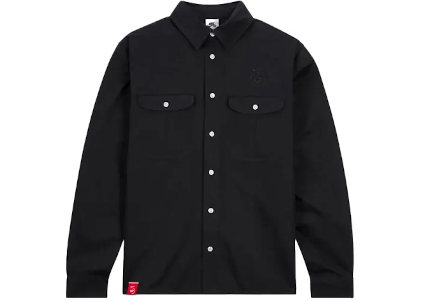 Мужская рубашка с длинным рукавом Nike SB x N7 Tanglin, Black