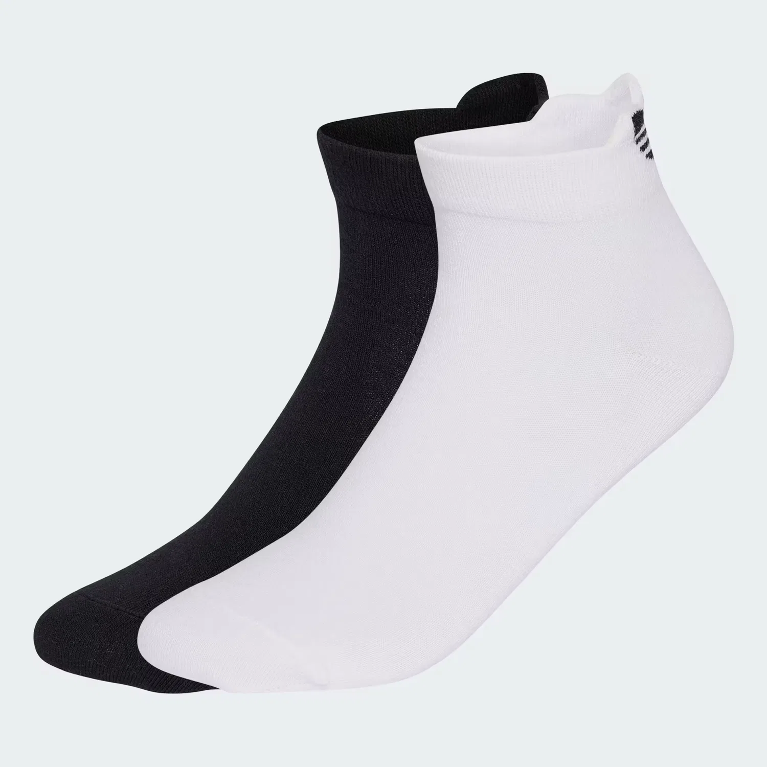 Носки укороченные, 2 пары, BACK TREFOIL SOCKS Adidas Originals, черный/белый