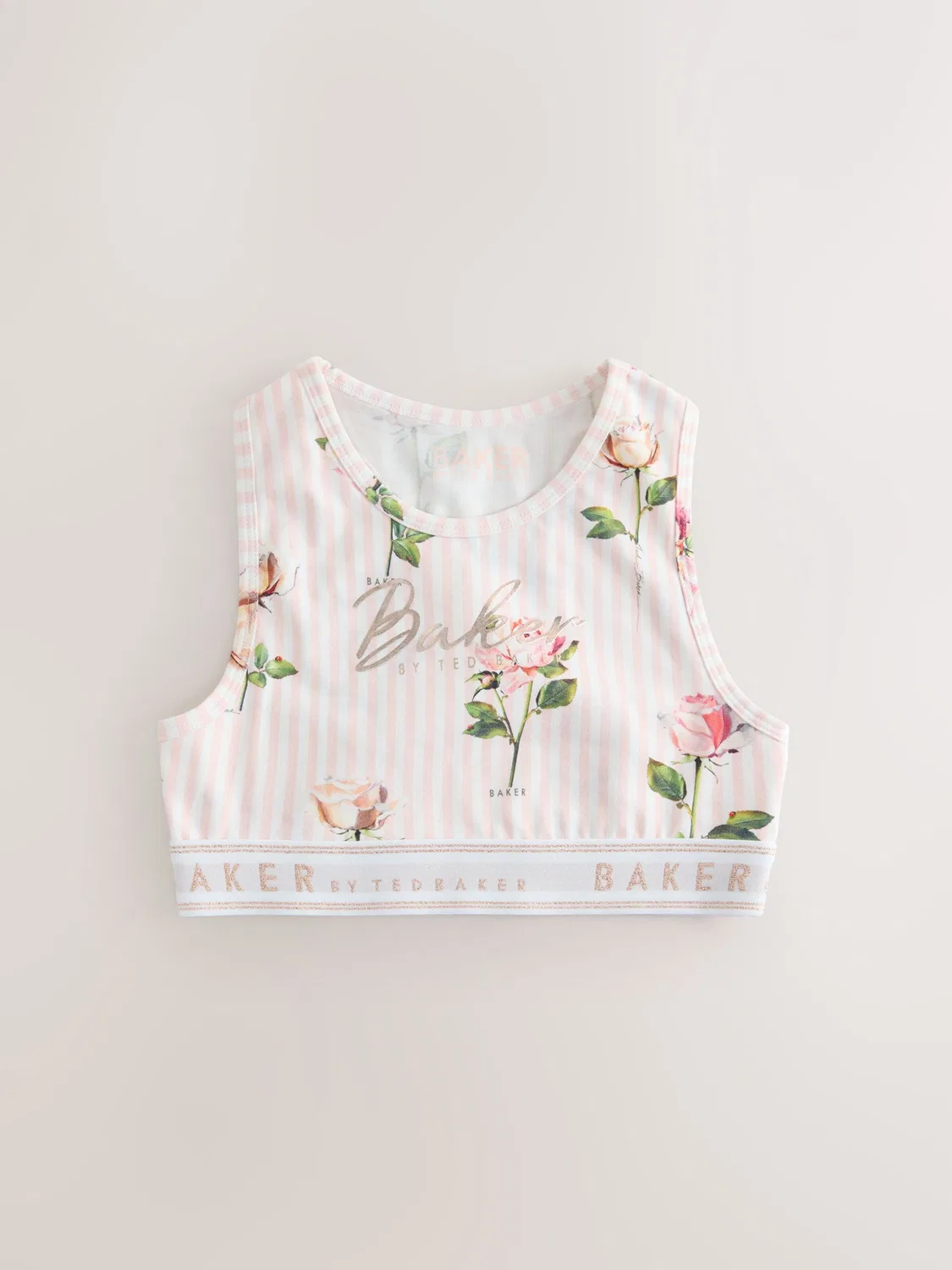 Топ Baker by Ted Baker белого цвета — фото 4