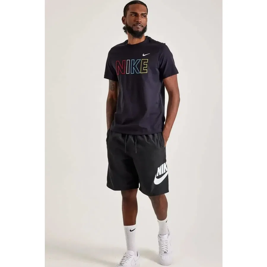 Спортивные шорты с принтом Nike Club Woven, Nike, Черный — фото 4