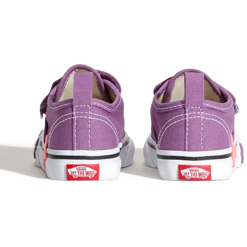 Кроссовки Authentic Elastic V Flower Vans, фиолетовый — фото 3