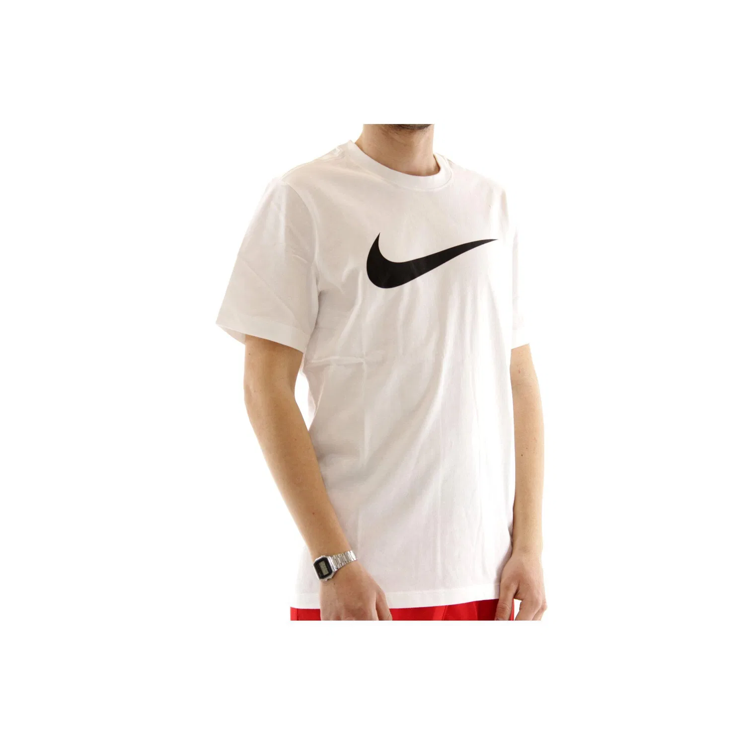 Мужская футболка с принтом Nike Icon Swoosh Nike, Weiß — фото 4