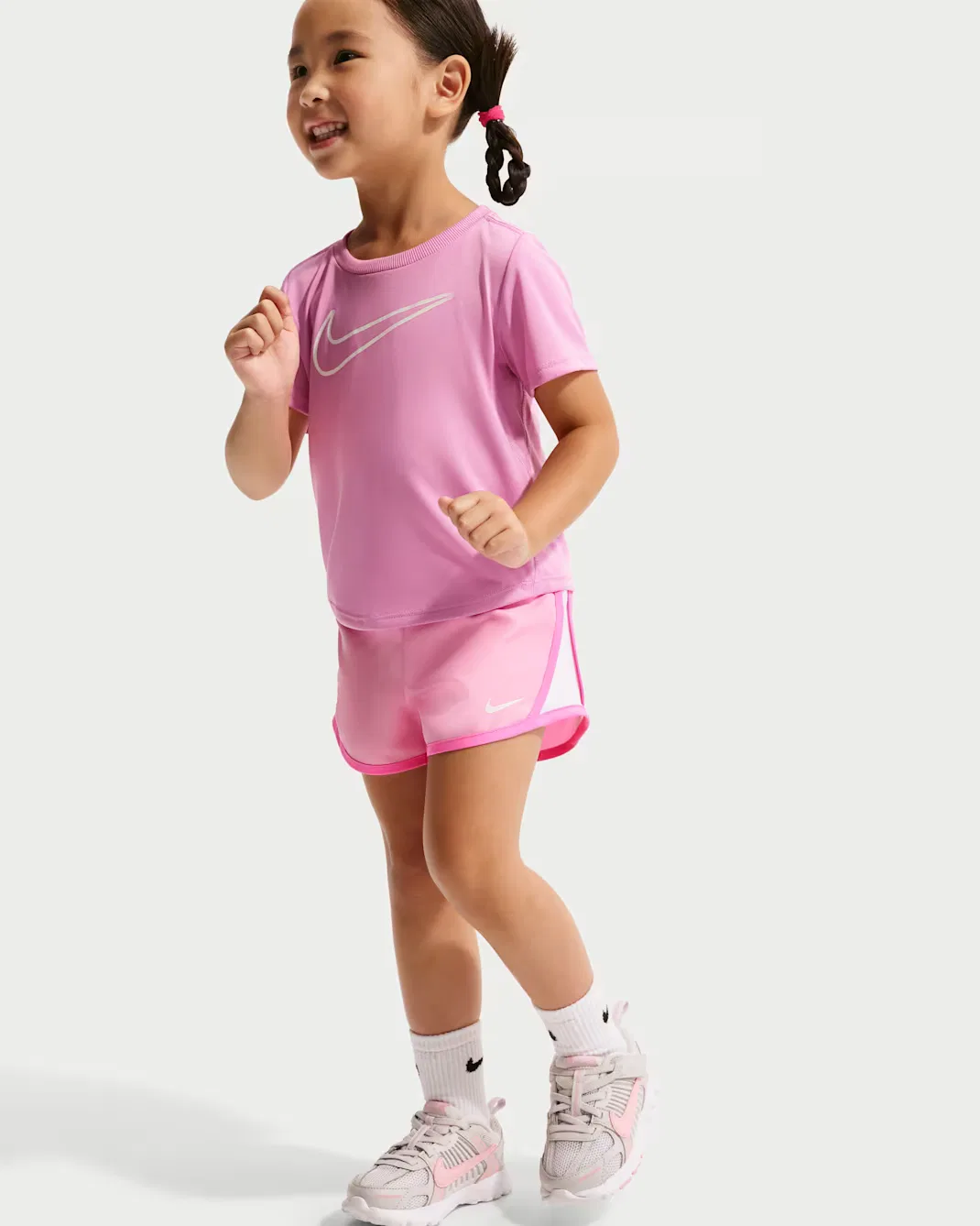 Детские шорты Dri-FIT Tempo Nike, Pink Rise — фото 4