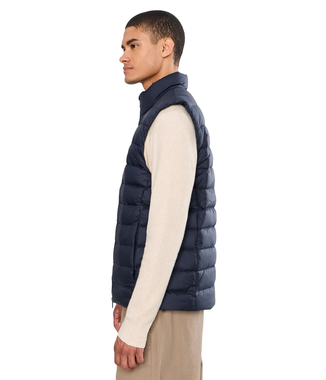 Пуховый жилет упаковываемый The Colden Packable Down Vest Polo Ralph Lauren, Collection Navy — фото 3