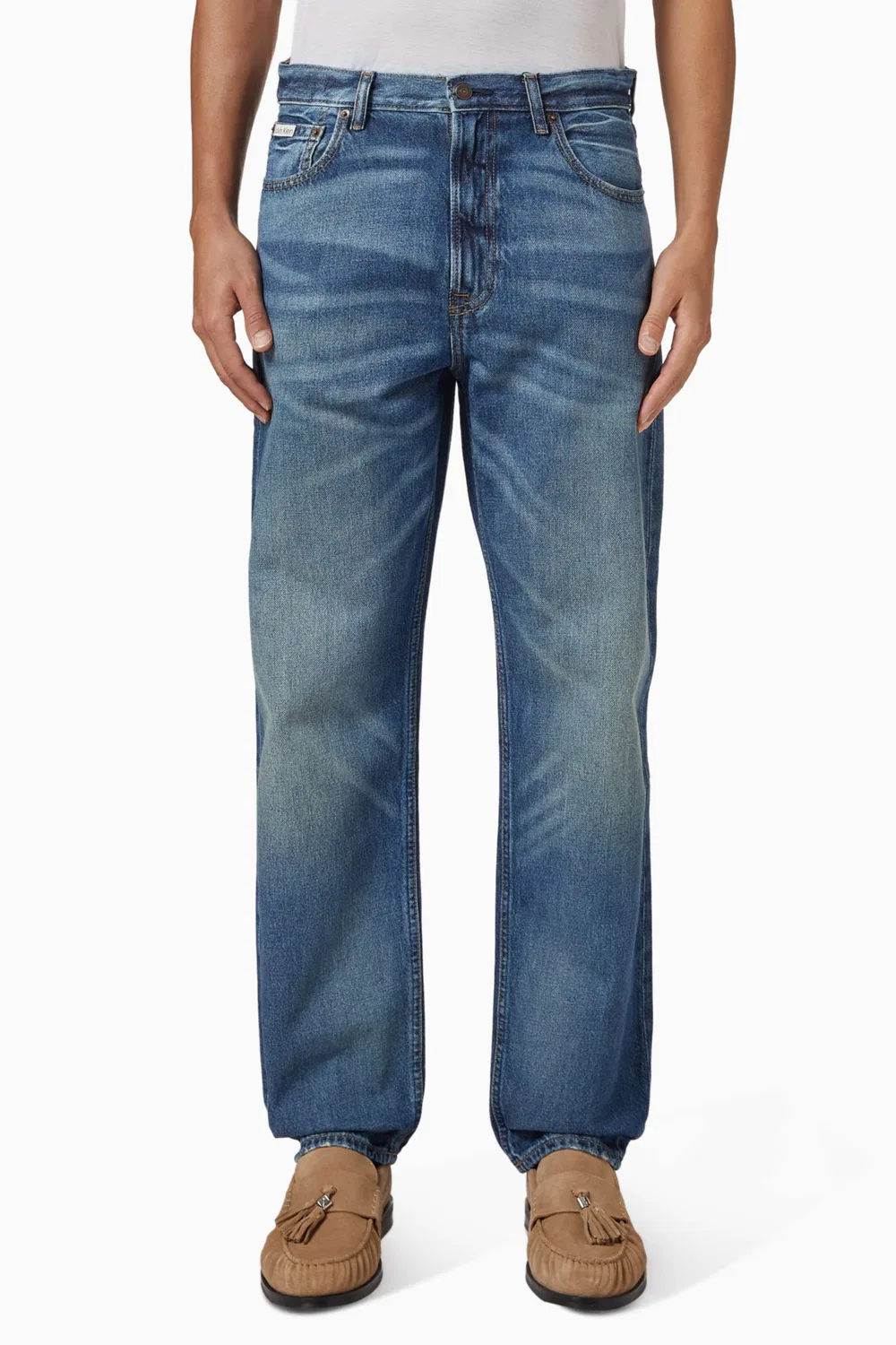 Джинсы зауженные 90s Tapered-fit Calvin Klein