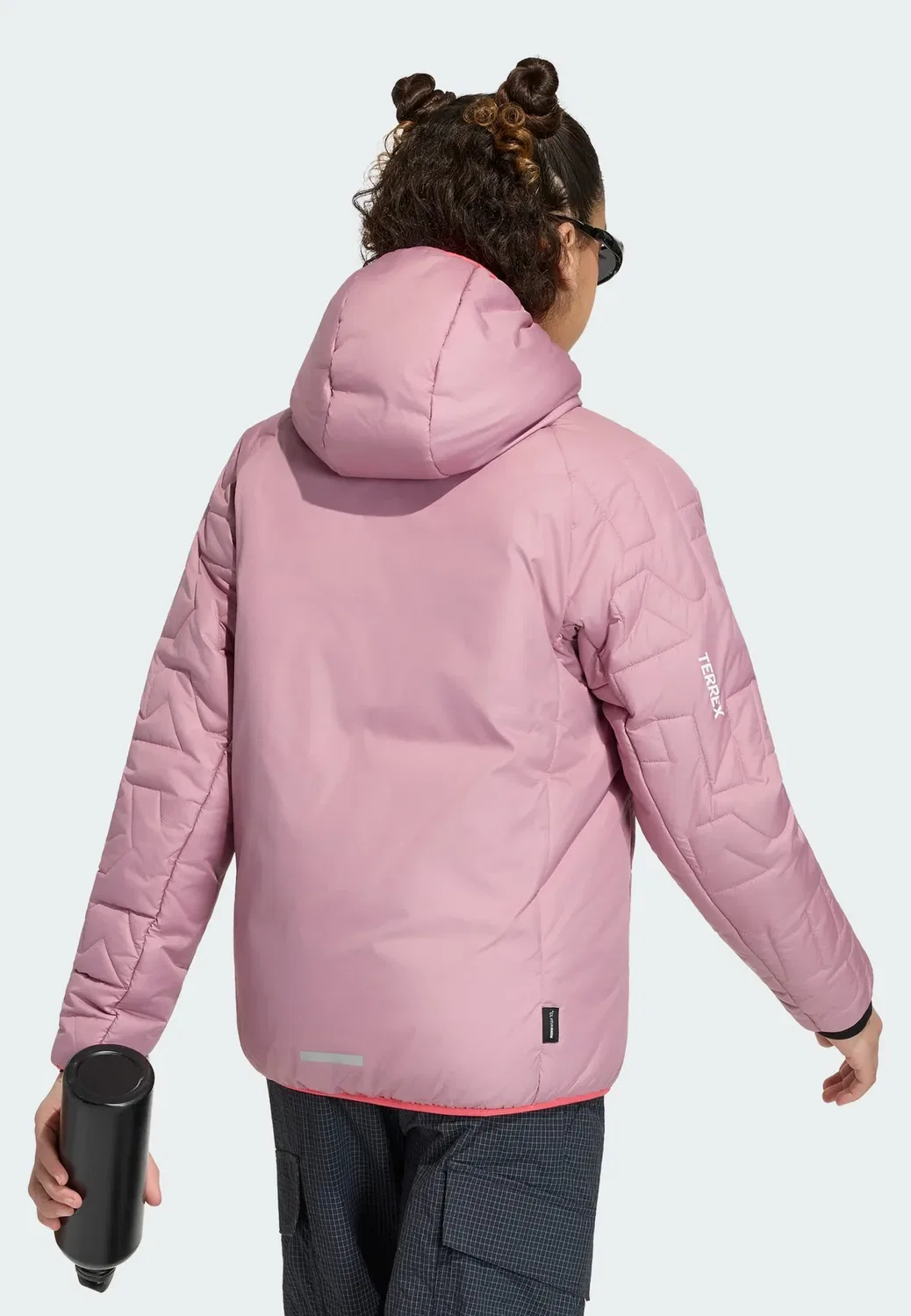 Утепленная куртка K xpr - легкая куртка Adidas Terrex, Magic Mauve — фото 2