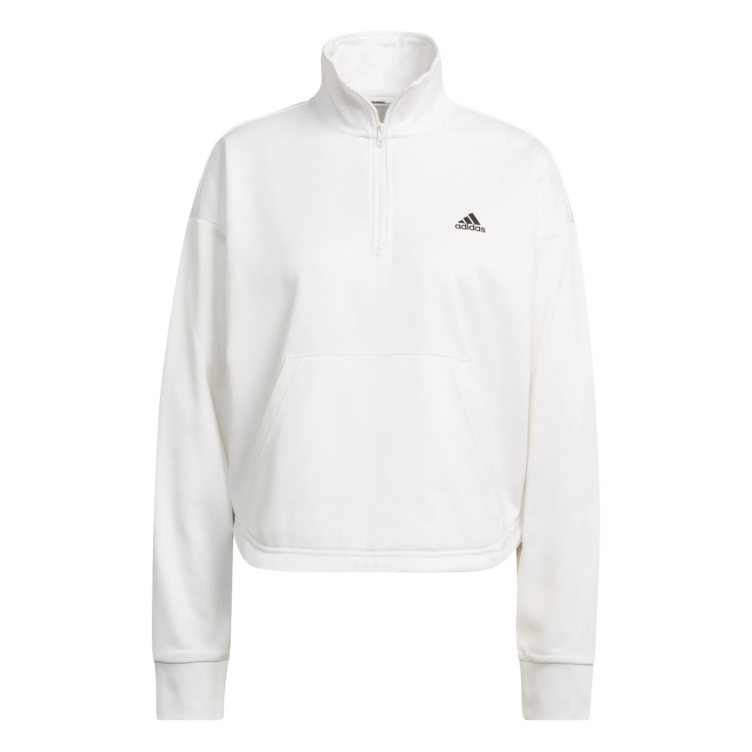 Женский свитшот с флисом adidas Aeroready, Weiß — фото 2
