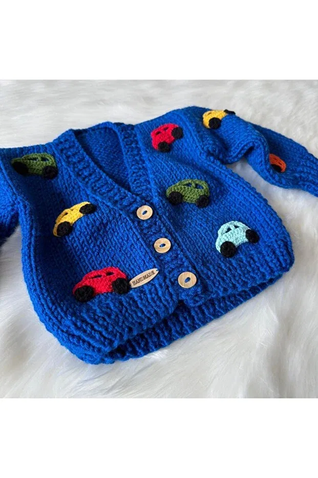 Детский кардиган с длинным рукавом Home, Blue