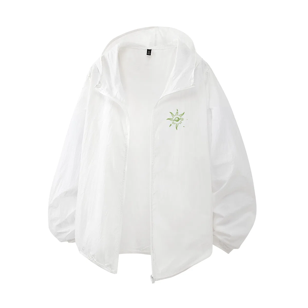 Детская солнцезащитная одежда с логотипом MINISO, White Daidai Text White Chest Logo — фото 3