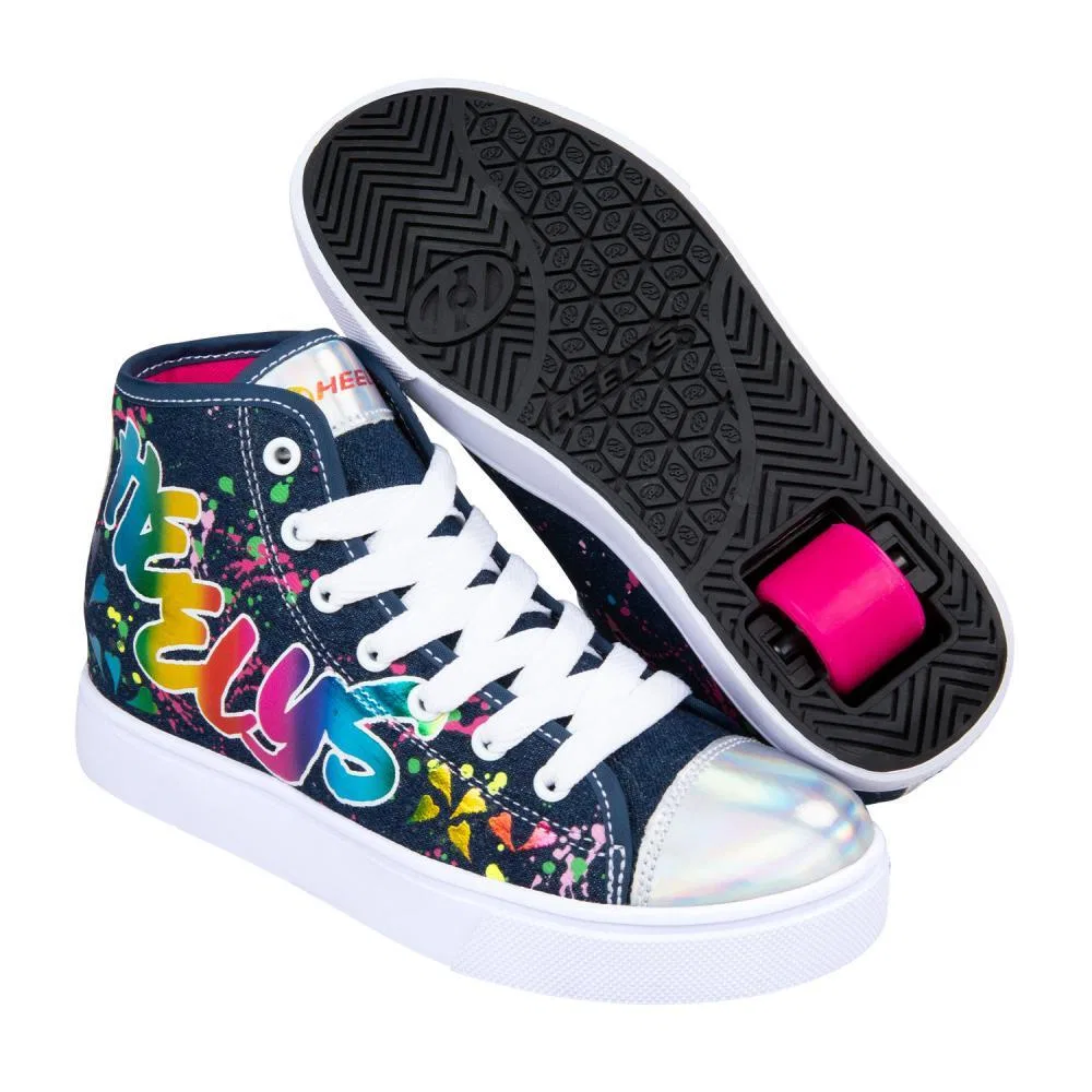 Детские роликовые кроссовки с колесиками Heelys Veloz, BLAU / Bunt