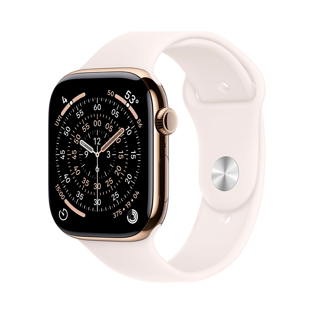 

Умные часы Apple Watch Series 11 (GPS+Cellular), 46 мм, Gold Titanium Case/Light Blush Sport Band - M/L, Золотой, Умные часы Apple Watch Series 11 (GPS+Cellular), 46 мм, Gold Titanium Case/Light Blush Sport Band - M/L