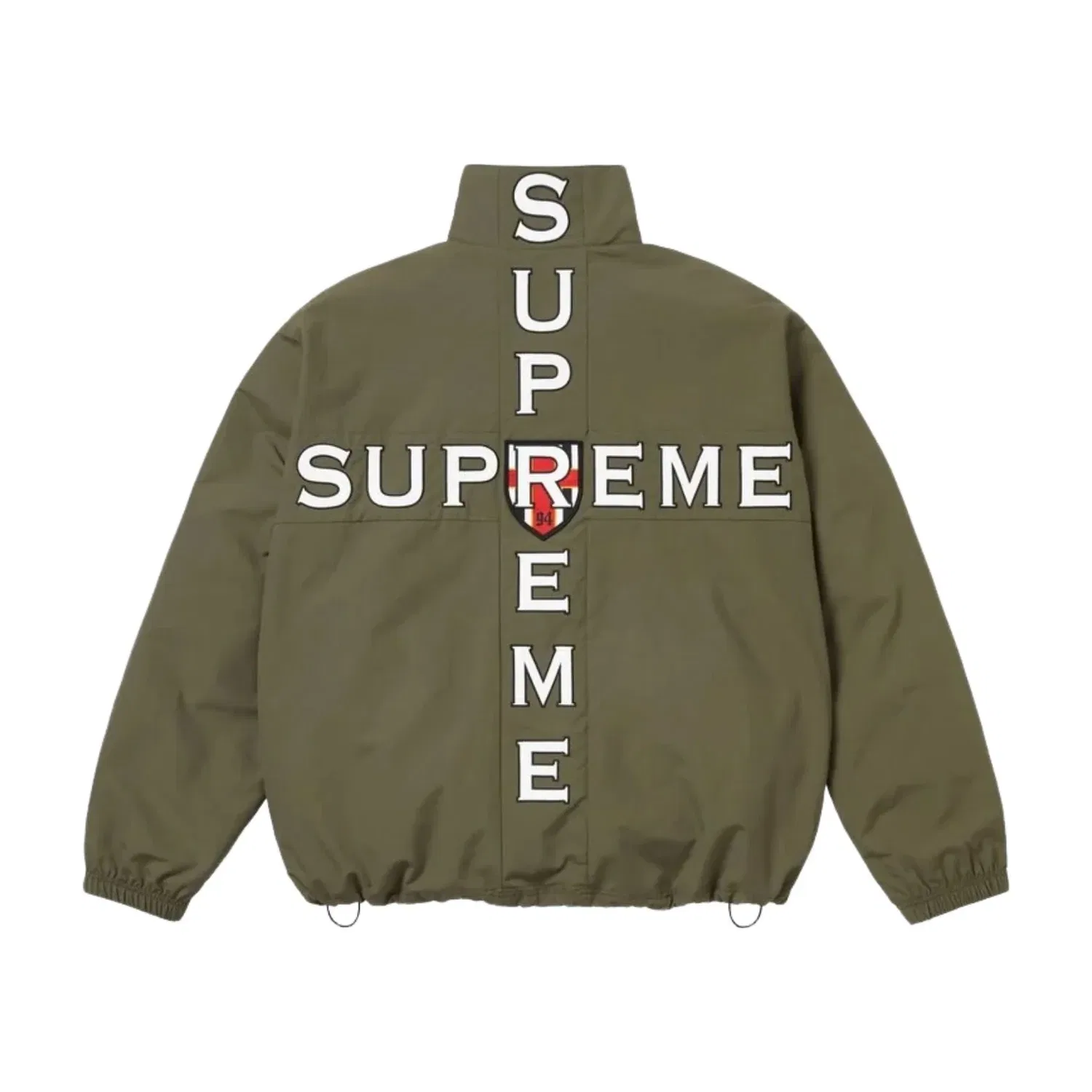 Мужская куртка FW26 Cross Track Jacket 'Olive' Supreme, оливковый — фото 2