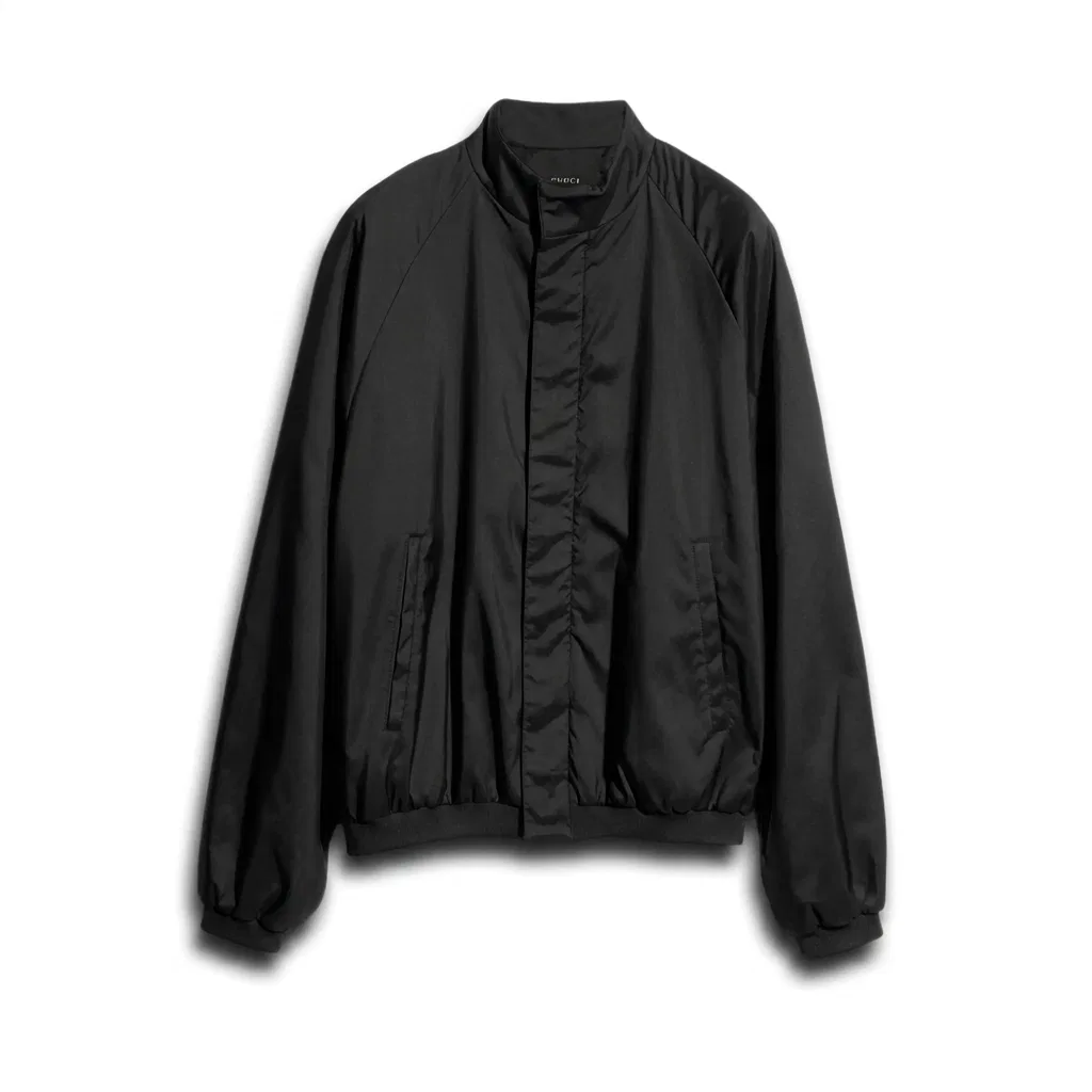 Мужская куртка с воротником-стойкой Black GUCCI, Black