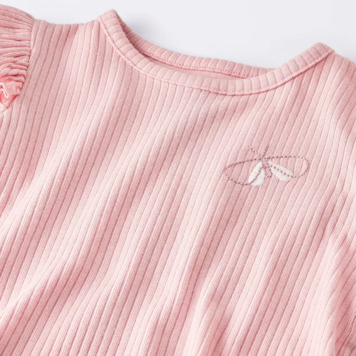 Детский комплект футболки с длинным рукавом и леггинсов NEWBORN, Rose Pink — фото 3