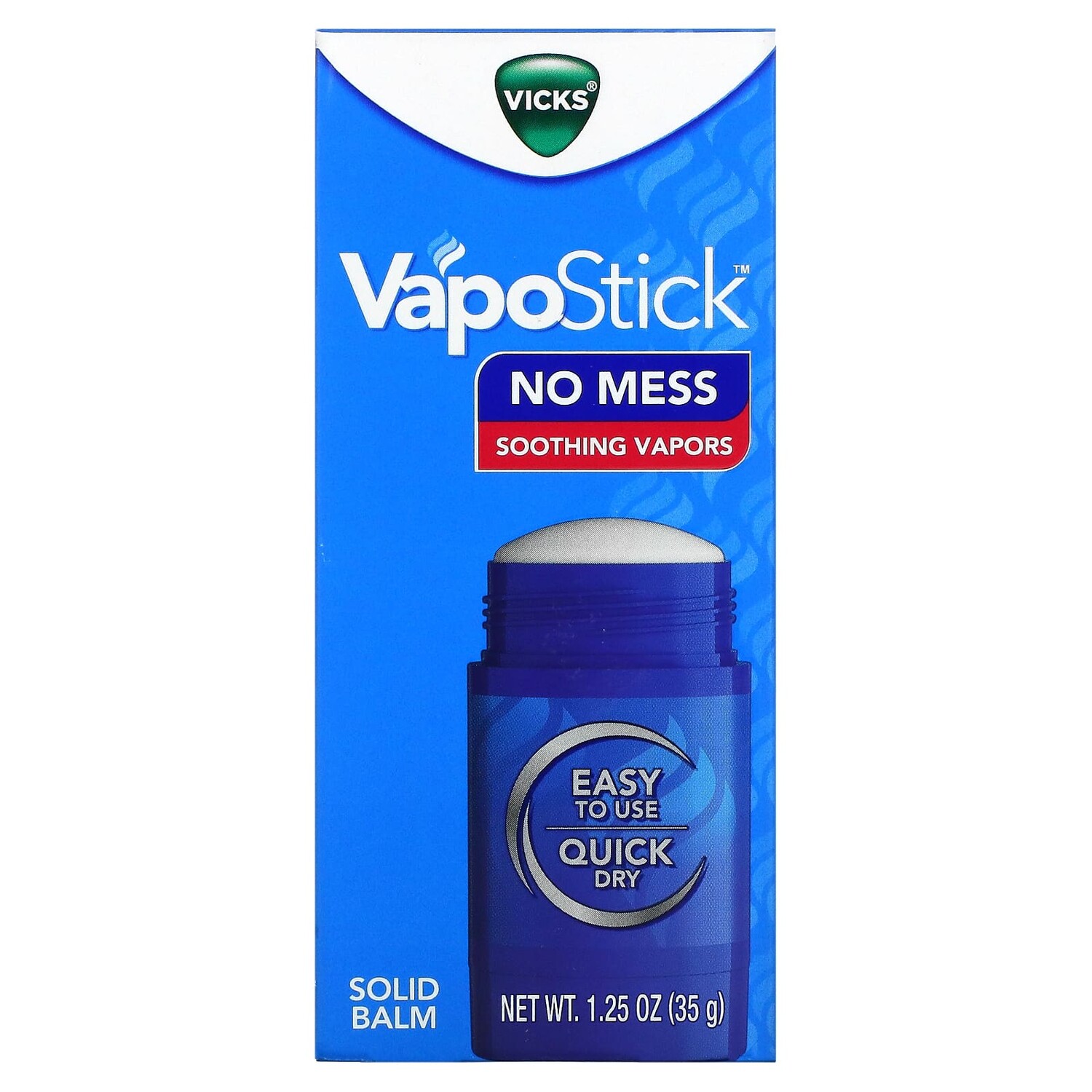 

VapoStick, твердый бальзам, 35 г (1,25 унции) Vicks