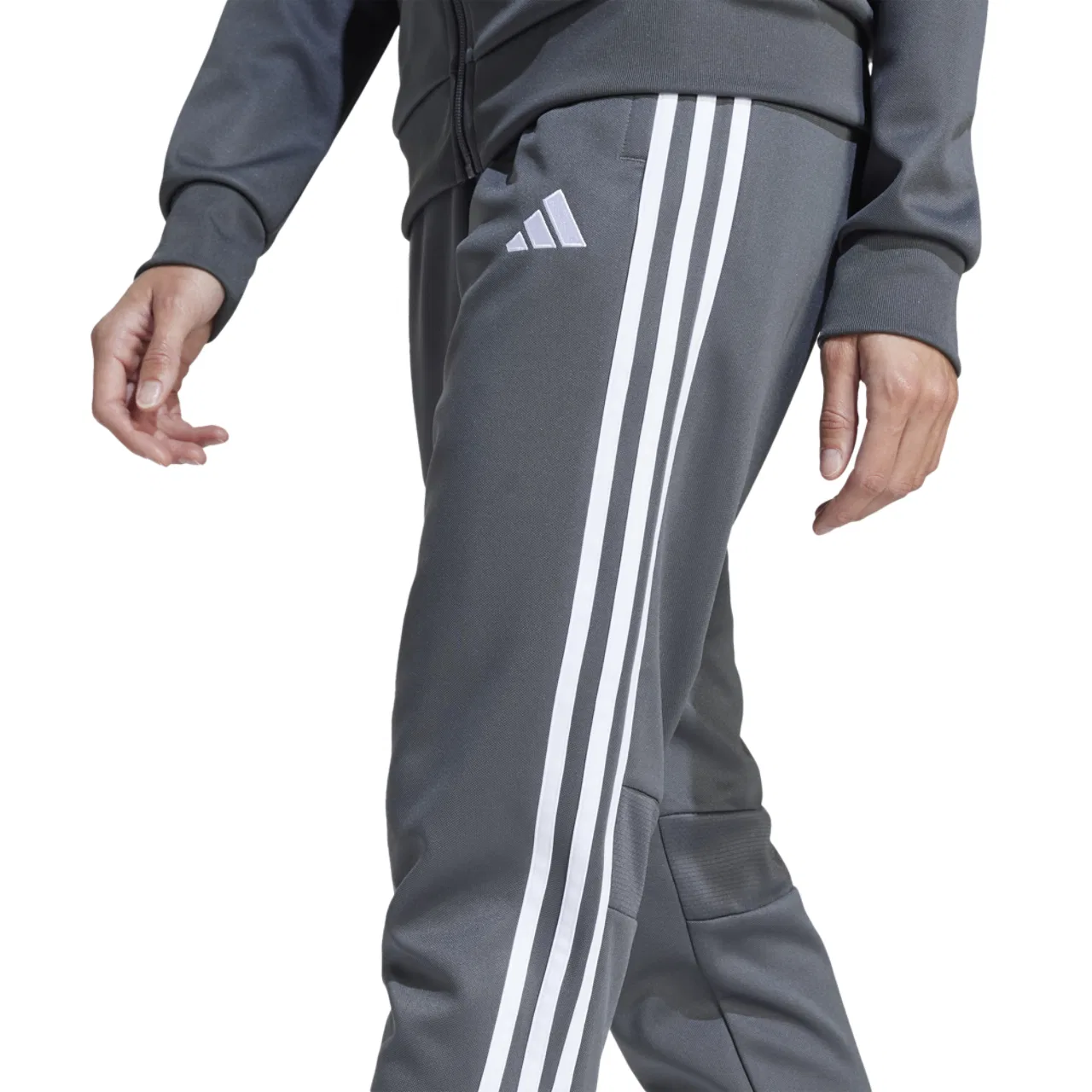 Женские тренировочные брюки Tiro 25 Essentials Adidas, серый/белый — фото 4