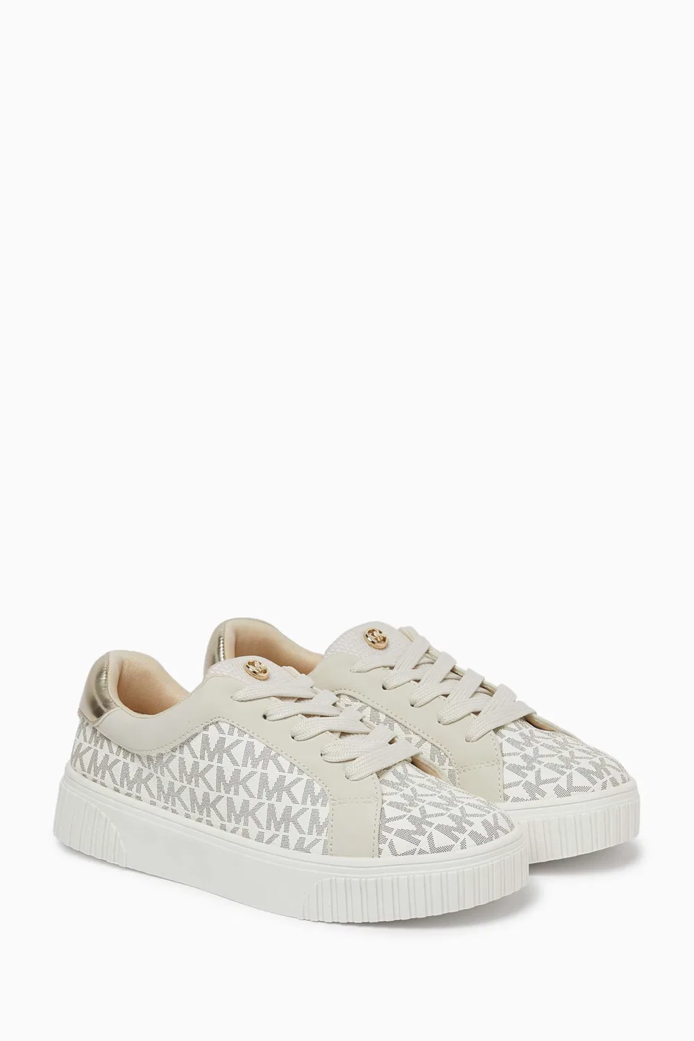 Кроссовки-трапеция на шнуровке Michael Kors Kids