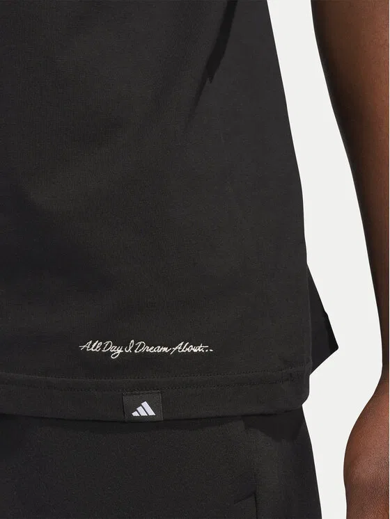 Футболка regular fit All Day I Dream About Summer Adidas, черный — фото 4