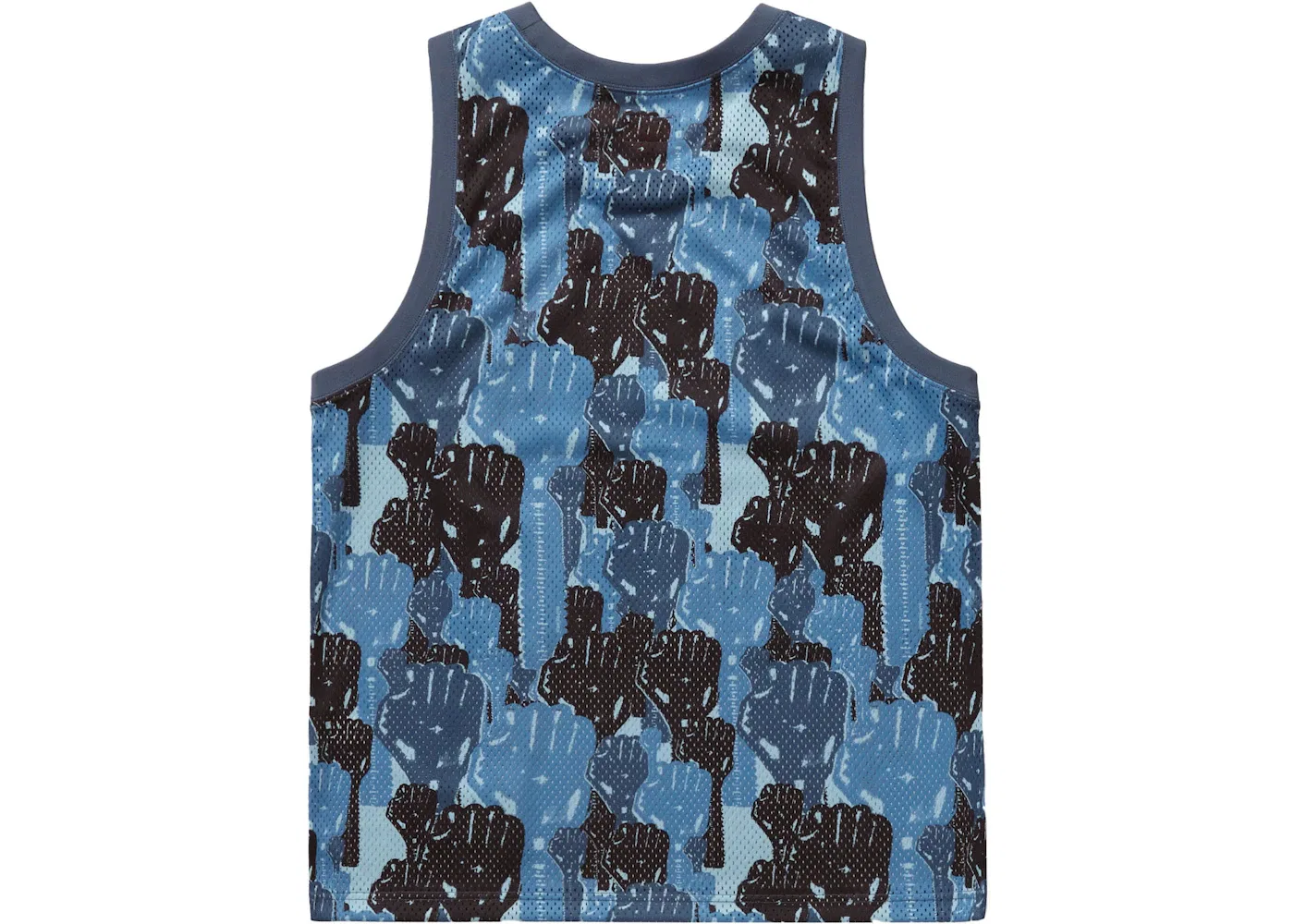 Мужская баскетбольная джерси с камуфляжным принтом Jersey Supreme, Blue — фото 2