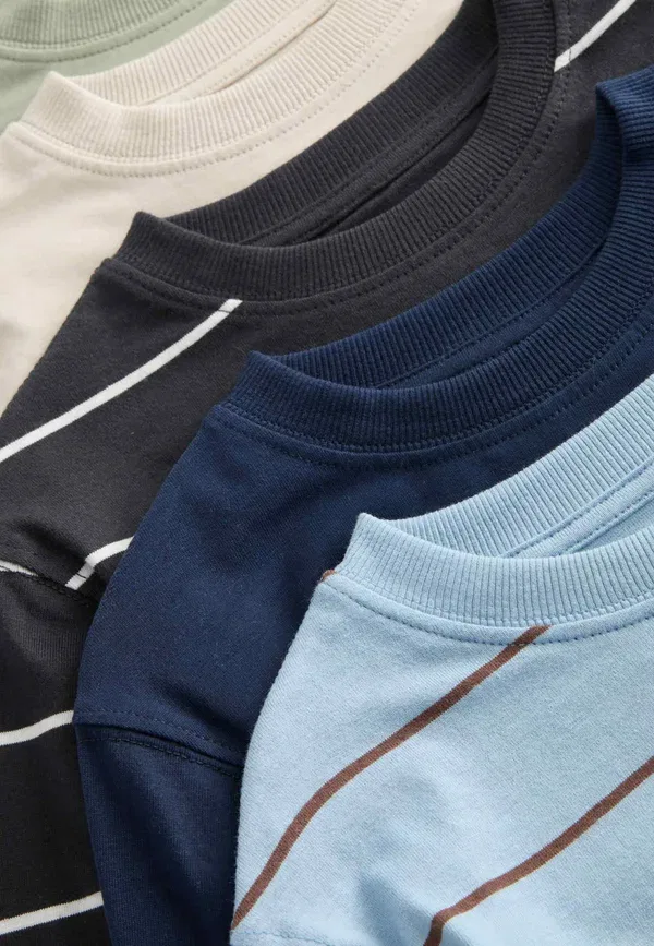 Лонгслив в полоску Long sleeved top Marks & Spencer, multi, мультиколор — фото 2