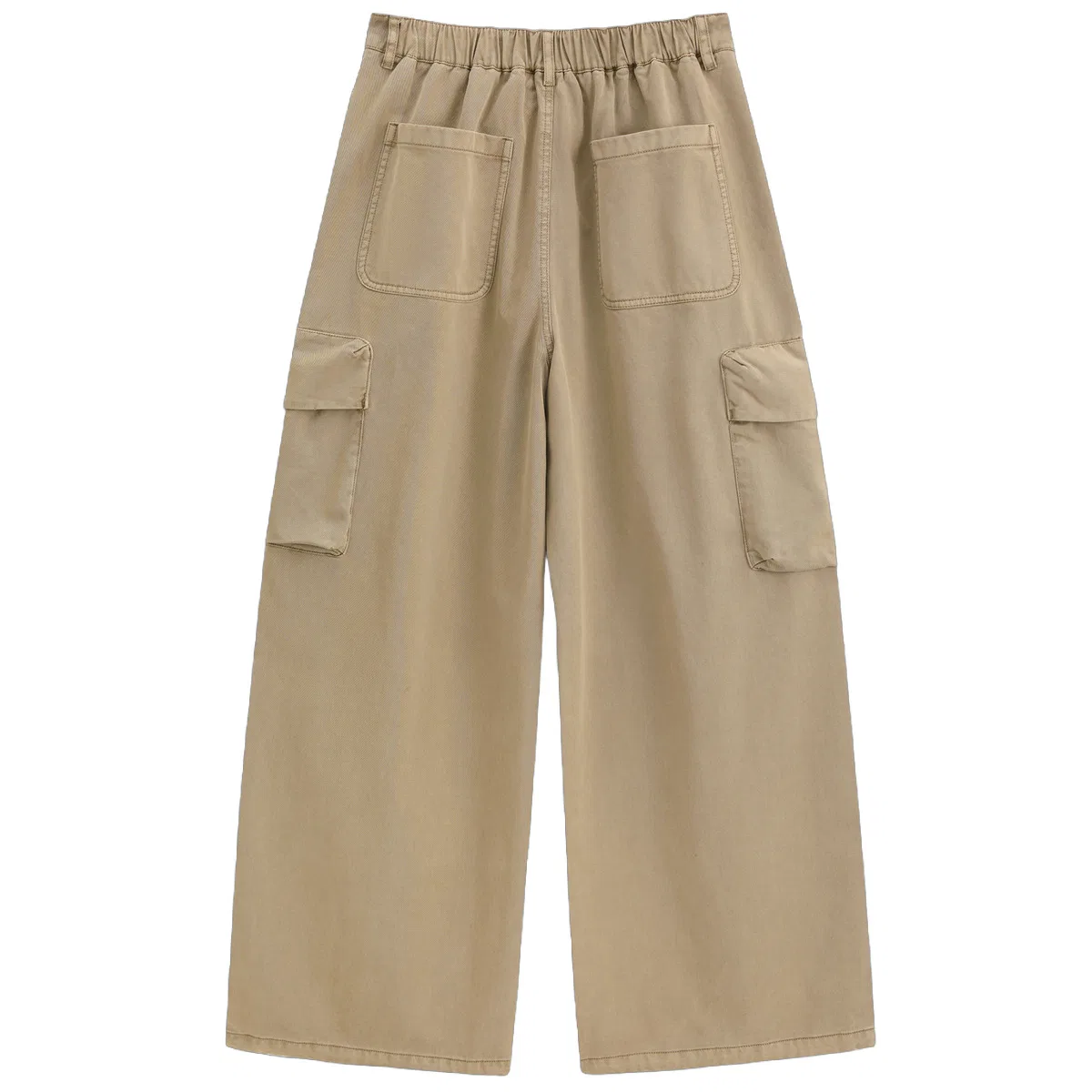 Женские повседневные карго-брюки Khaki, GAP — фото 3