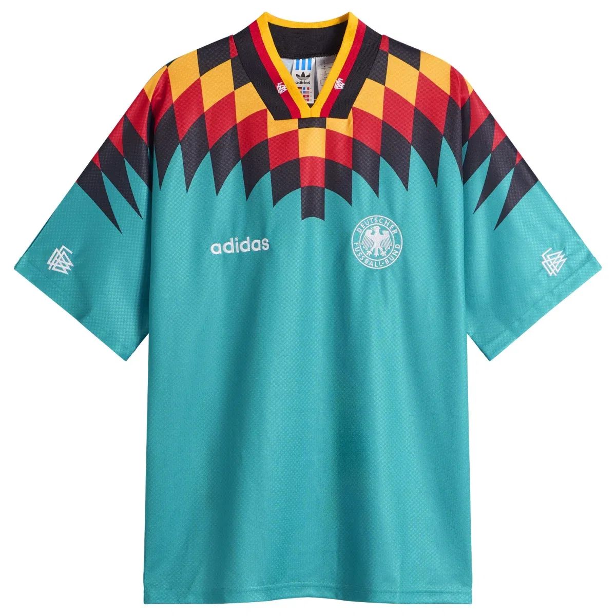 Футболка с длинным рукавом Germany 1994 Away Jersey Top Adidas, Power Green