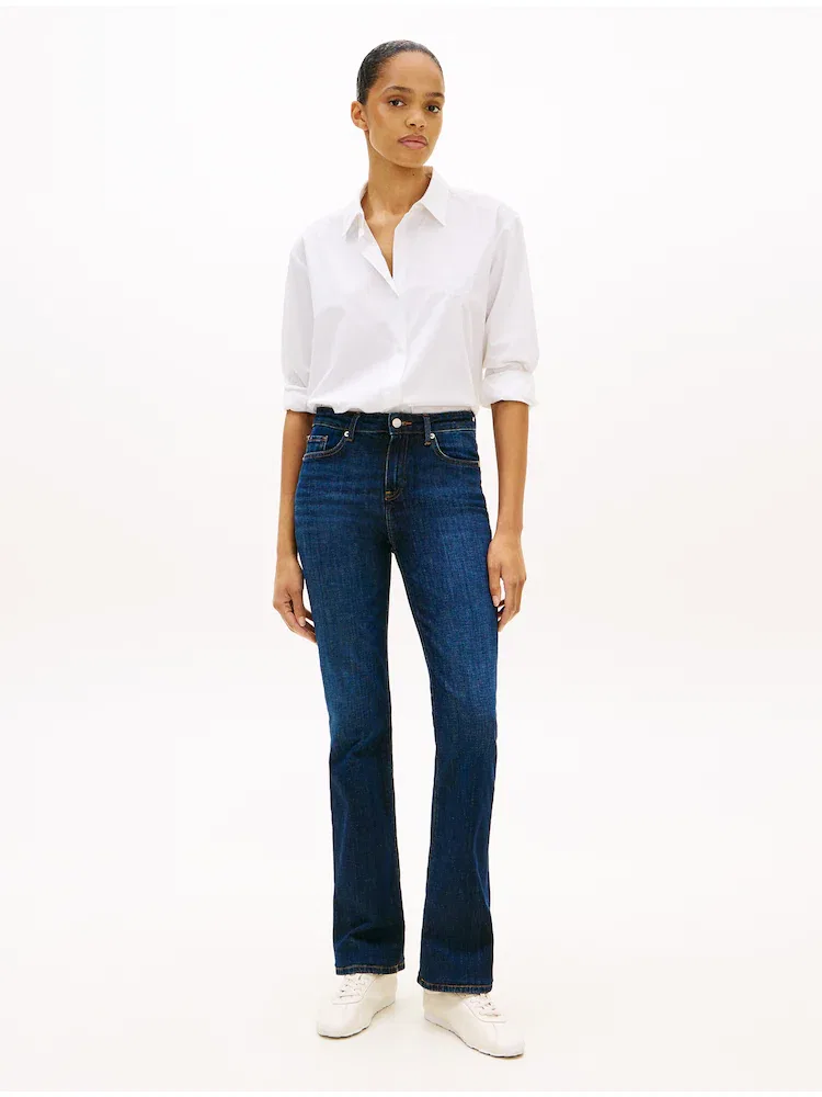 Рубашка с логотипом Easy TOMMY HILFIGER, White — фото 3