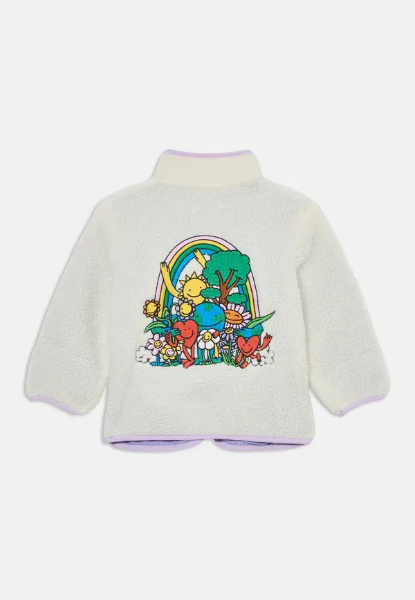 Куртка флисовая Jacket unisex Stella Mccartney Kids, ivory, слоновая кость — фото 2