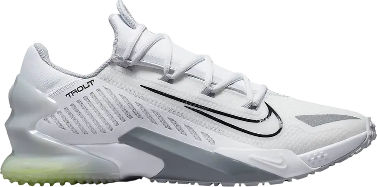 Кроссовки Nike Force Zoom Trout 8 TF 'White Wolf Grey', белый — фото 2