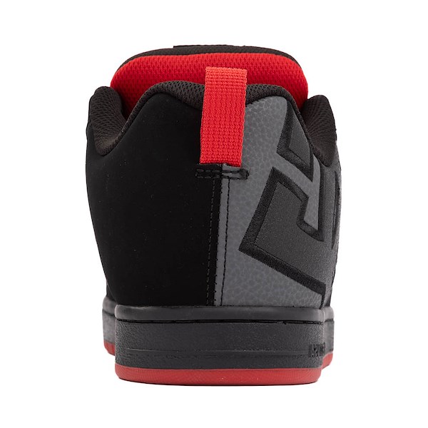 Кеды Mens DC Court Graffik Skate Shoe, цвет Black/Gray/Red — фото 4