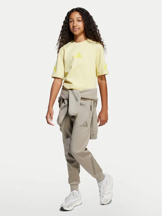 Футболка loose fit Adidas, желтый — фото 2