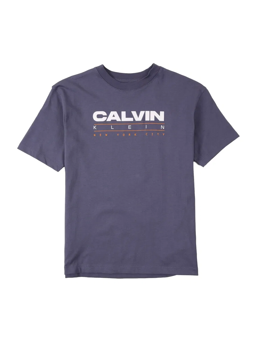 Джинсовая рубашка цвета сапфир Calvin Klein Jeans