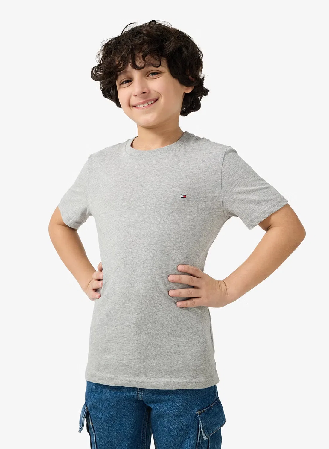 Комплект футболок с круглым вымрезом 2-Pack Signature Essential Tommy Hilfiger, мультиколор — фото 2