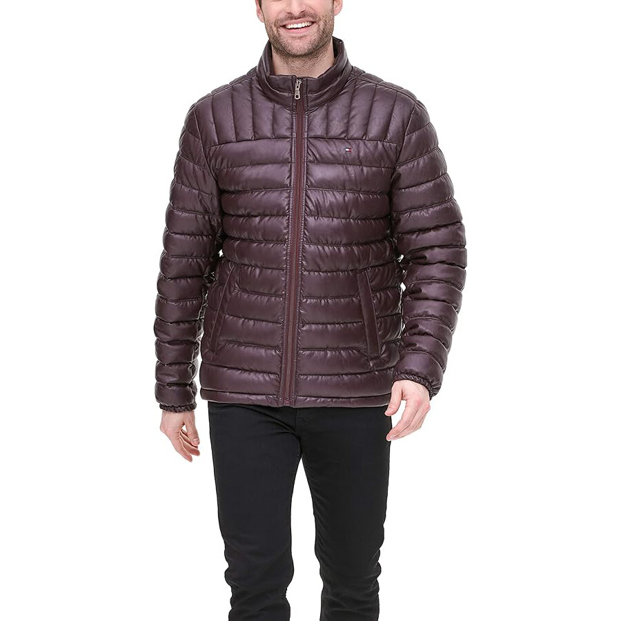 

Мужская куртка-пуховик Tommy Hilfiger Water Resistant Ultra Loft Down, бордовый