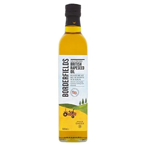 Масло для тела Cold Pressed Rapeseed Oil, Borderfields, 2x500мл