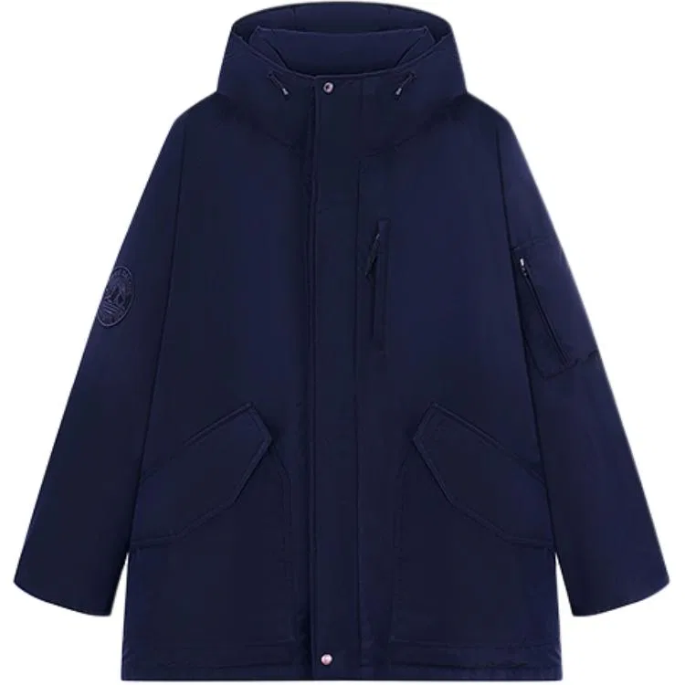 Детский пуховик с принтом Skating Collection Teenie Weenie Men, Navy Blue