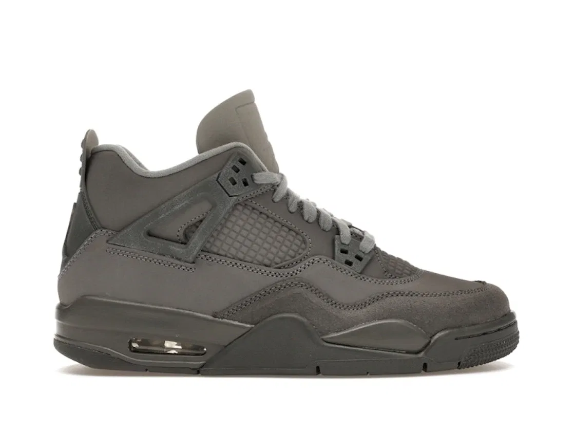 Детские кроссовки Lifestyle с монограммой Jordan 4 Retro SE, Smoke Grey/Iron Grey/Cement Grey