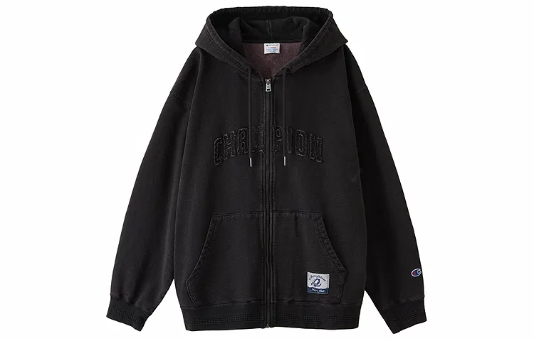 Детское худи с капюшоном среднего объема Champion, Light Blue Denim — фото 4