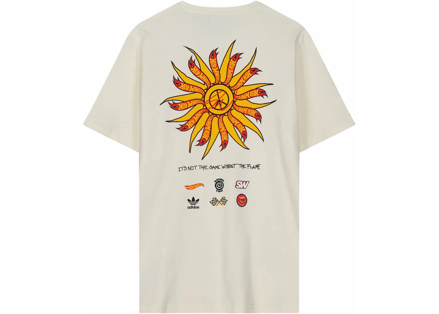 Мужская футболка с принтом Adidas x Sean Wotherspoon x Hot Wheels Tee Adidas, White Cream White