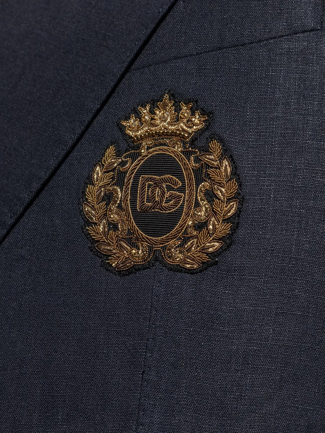 Пиджак с двойной застежкой Dolce & Gabbana, синий — фото 2