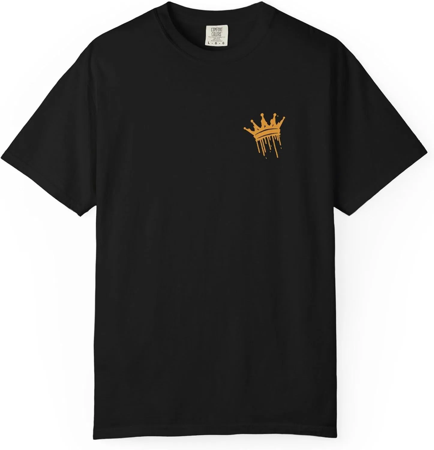 Унисекс футболка с круглым вырезом Comfort Colors, Black
