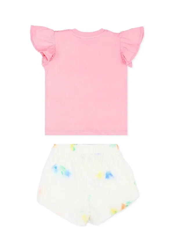 Комплект из топа и шорт с цветочным принтом Msgm Pink, розовый — фото 2
