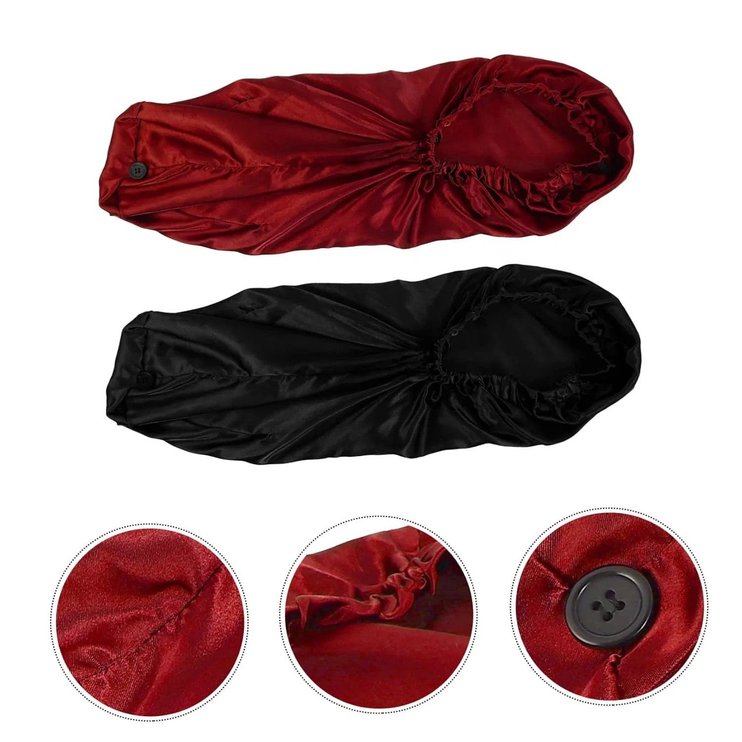Шапочка для душа Satin, Beavorty, Pack of 2, 60.5x20cm — фото 3