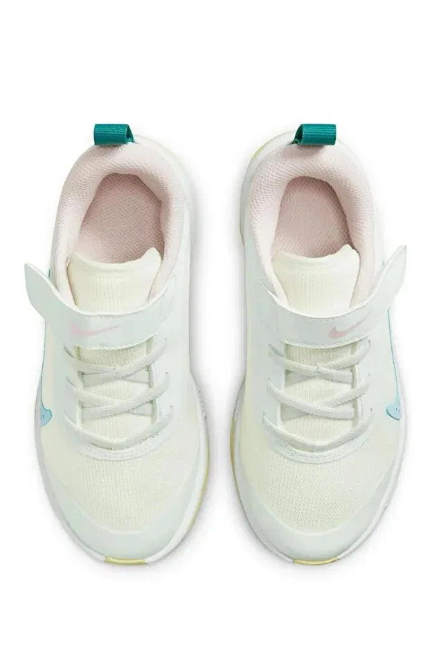 Детские кроссовки для девочек с липучкой Omni multi-court (ps) Nike, White — фото 2