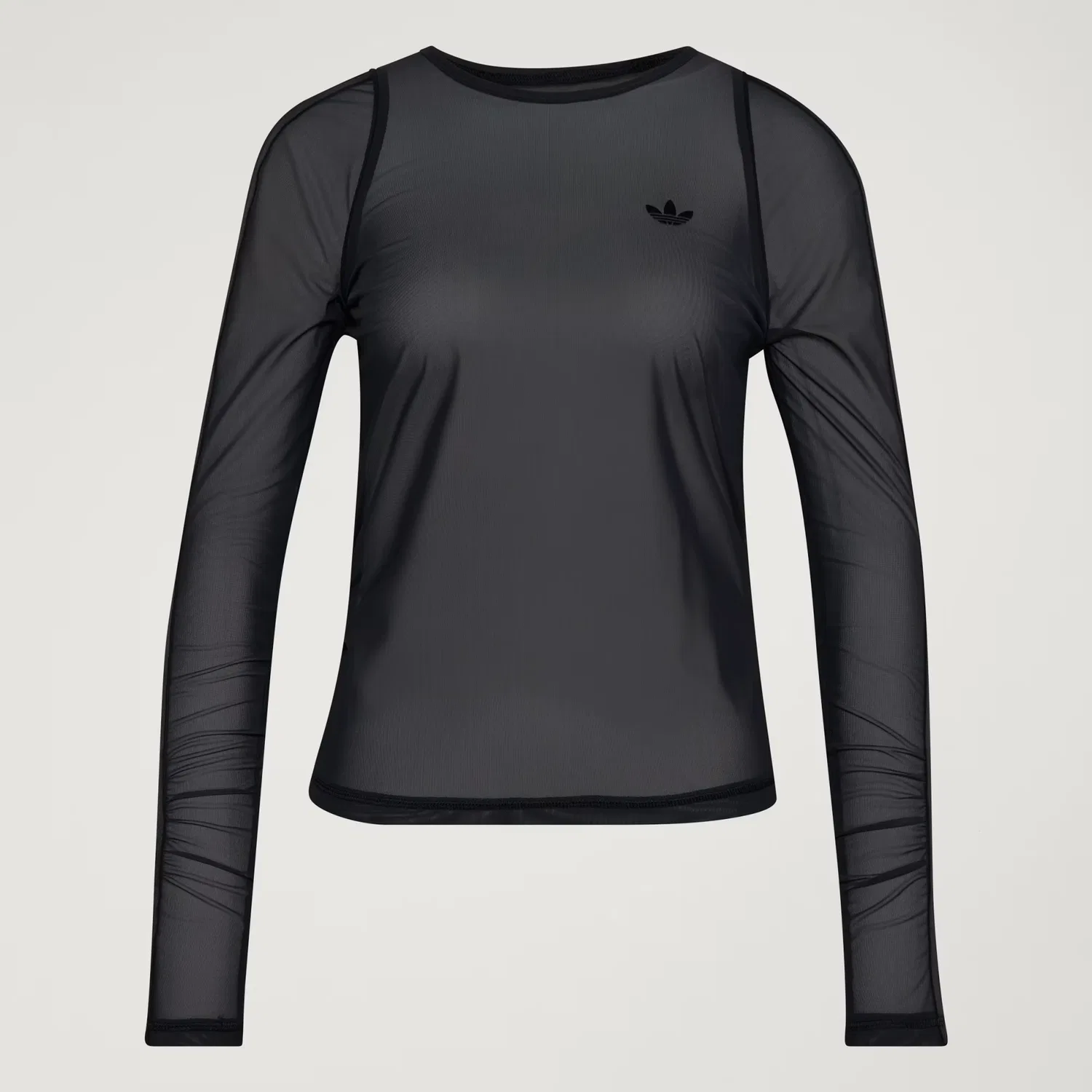 Женская футболка с длинными рукавами облегающего кроя Sport Longsleeve Adidas Originals, черный — фото 4