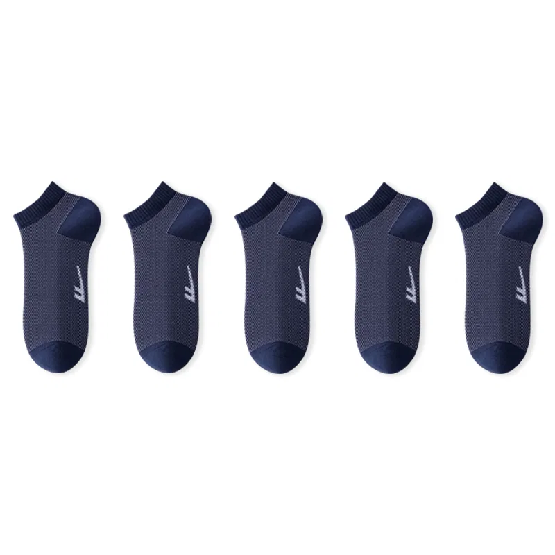 Детские носки с быстросохнущей тканью, набор из 5 пар, Warrior Huili, WARRIOR, Navy Blue