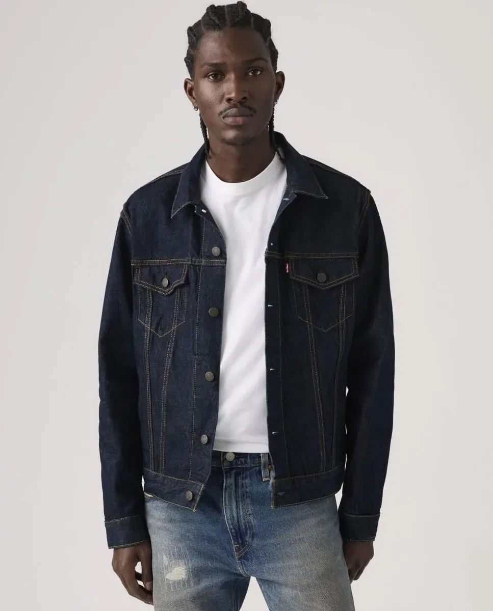 Мужская куртка-рубашка джинсовая Levi's, Azul Índigo — фото 3