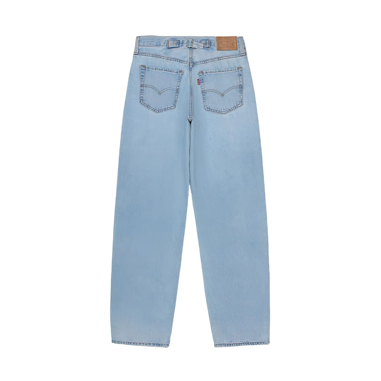 Женские джинсы зауженные Light Blue Levis — фото 3