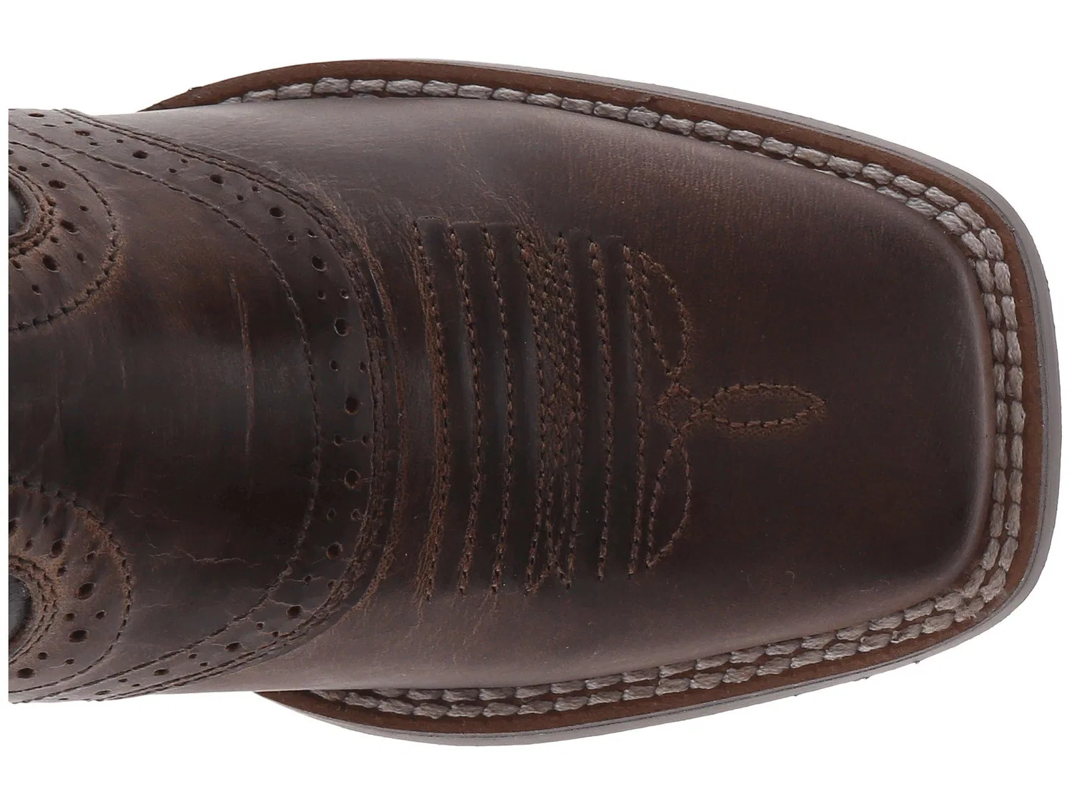 Детские сапоги для мальчиков и девочек ковбойские Heritage Roughstock ARIAT, Brown Aged Black — фото 2