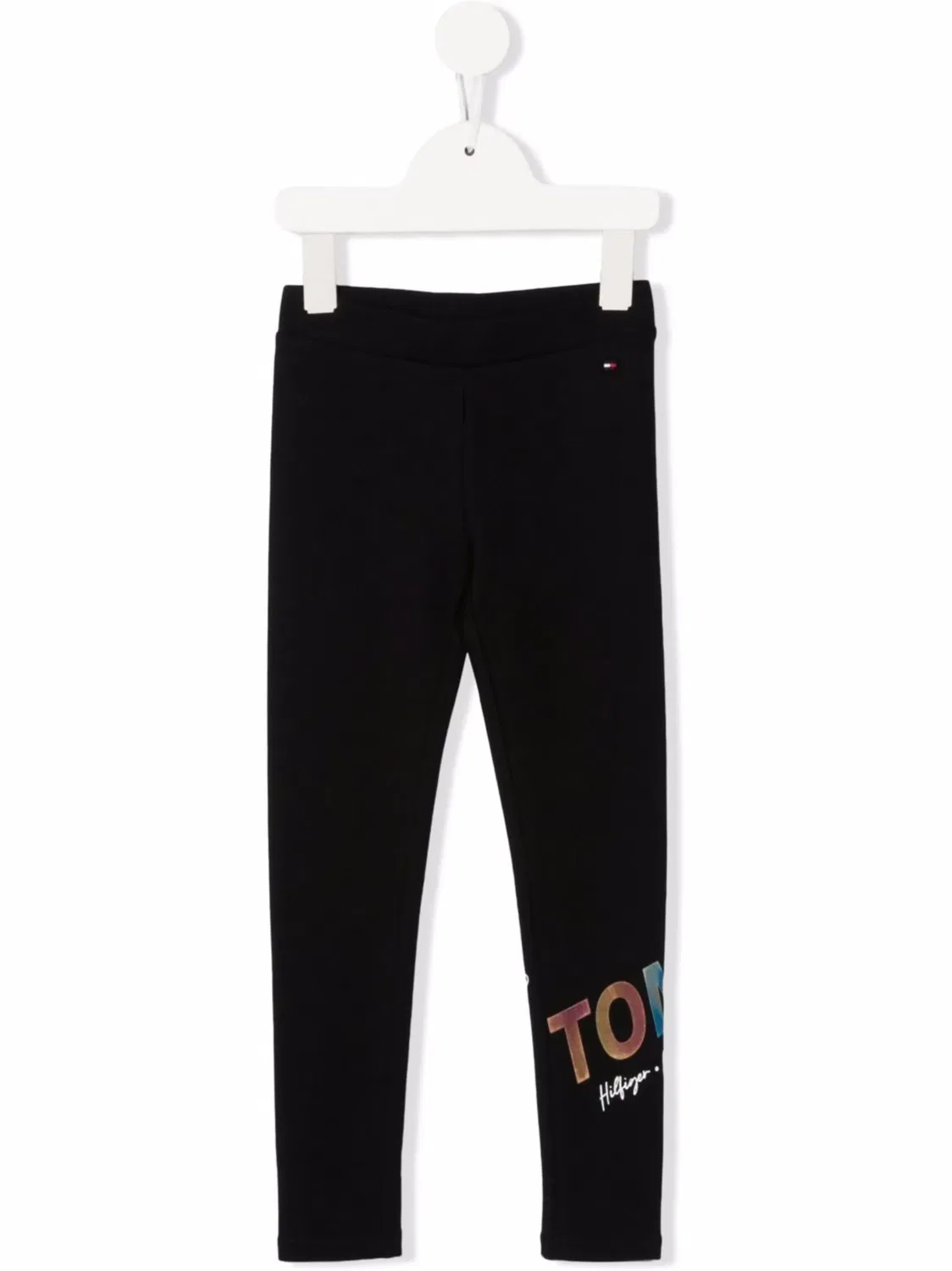 Леггинсы с логотипом Tommy Hilfiger, черный